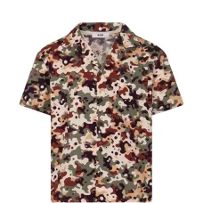 Рубашка с камуфляжным принтом
