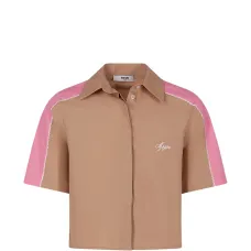 Топ с вышитым логотипом