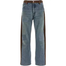 Кастомизированные джинсы Levi's Straight Rework Halfsie из хлопка