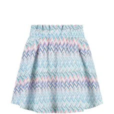 Юбка с шевронным узором