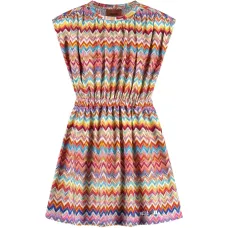 Платье с зигзагообразным узором