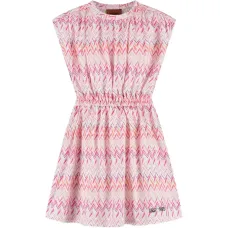 Платье с узором зигзаг