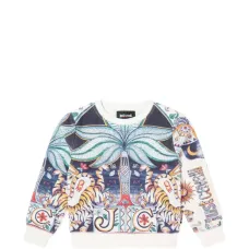 Толстовка с принтом и длинными рукавами Толстовка с принтом и длинными рукавами