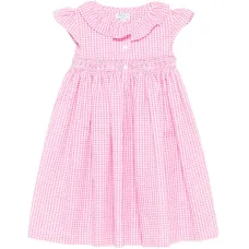 Платье в клетку с оборками