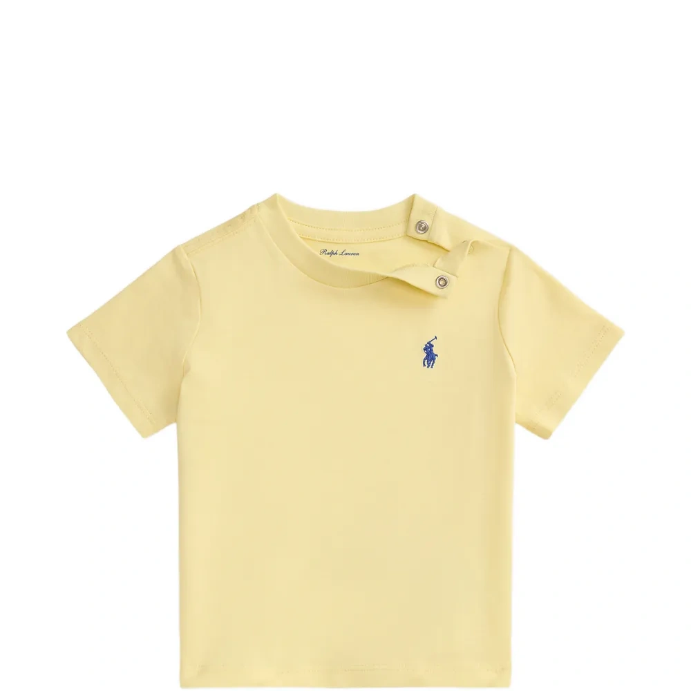 Футболка с короткими рукавами и боковыми пуговицами