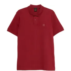 Поло с пуговицами и накладными карманами