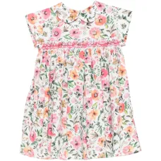 Платье с цветочным принтом и воротником Питер Пэн