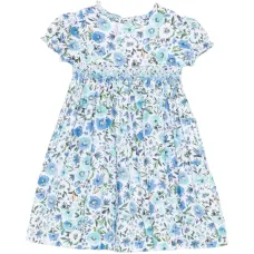 Платье с цветочным принтом и присборенной отделкой