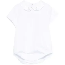 Боди с вышивкой в виде якорей