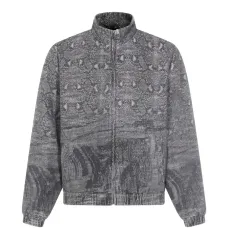 Куртка на молнии с принтом "змея"