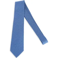 Шелковый галстук с тканым принтом