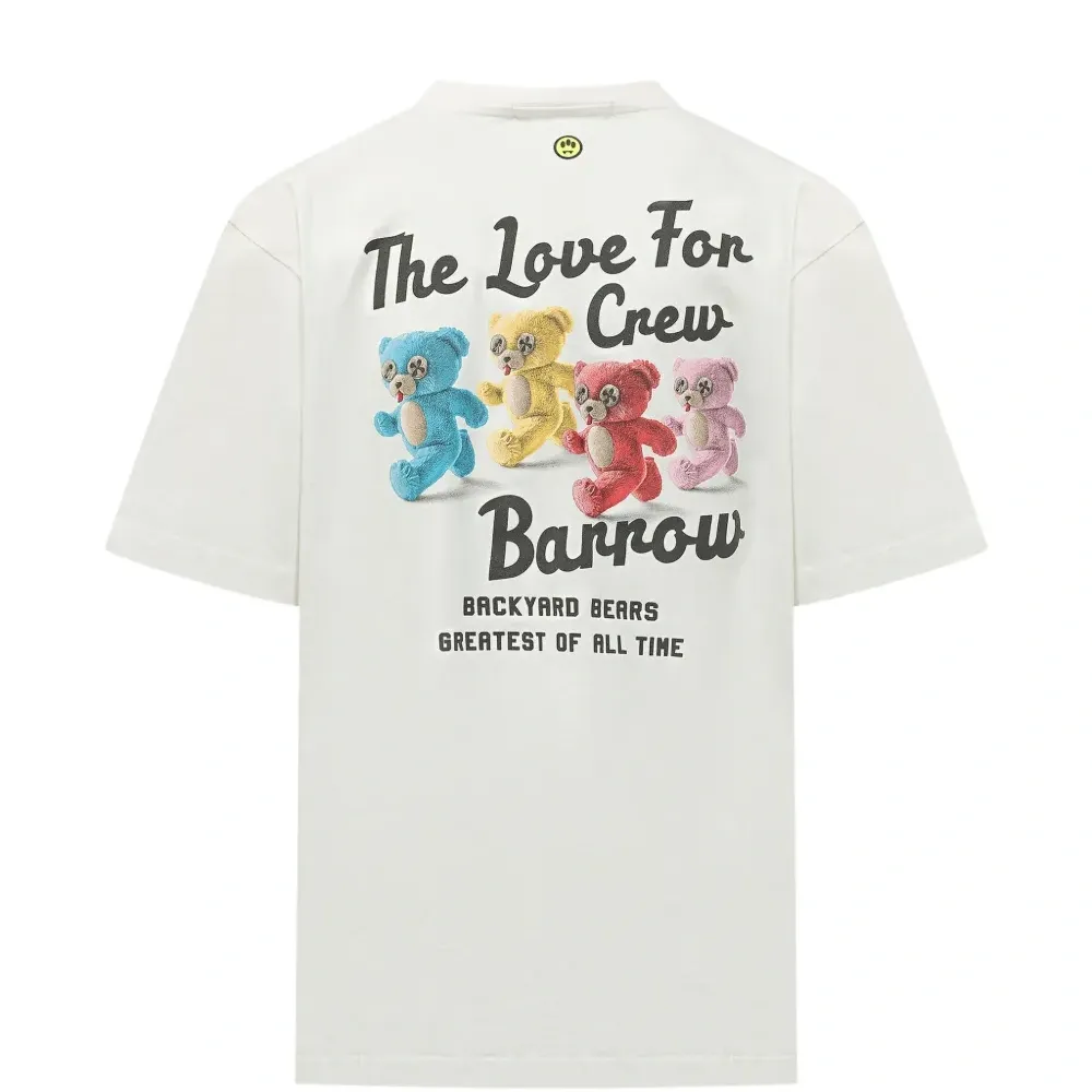 Футболка с принтом и круглым вырезом