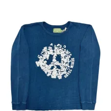 Футболка с длинными рукавами и университетским принтом