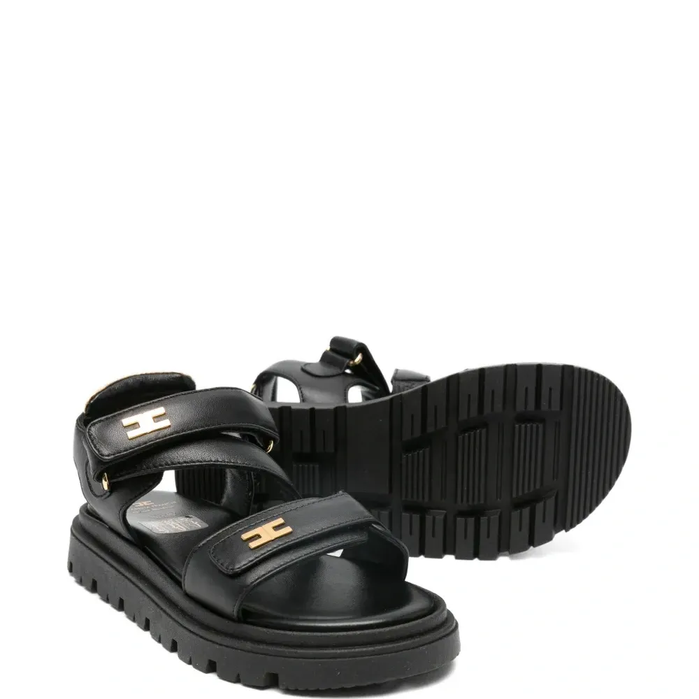 Босоножки с логотипом