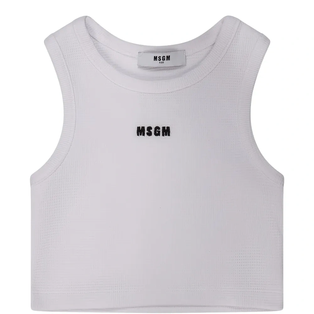 Топ-майка в рубчик