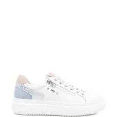 Кожаные кеды на молнии