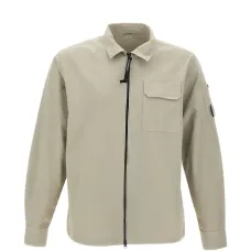 Сорочка-овершот с молнией и накладными карманами