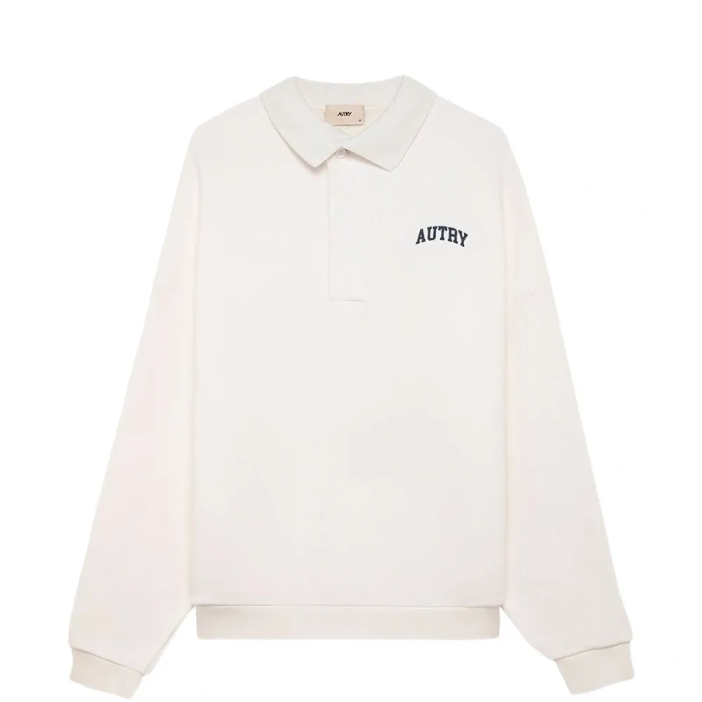 Поло с длинными рукавами и логотипом Поло с длинными рукавами и логотипом