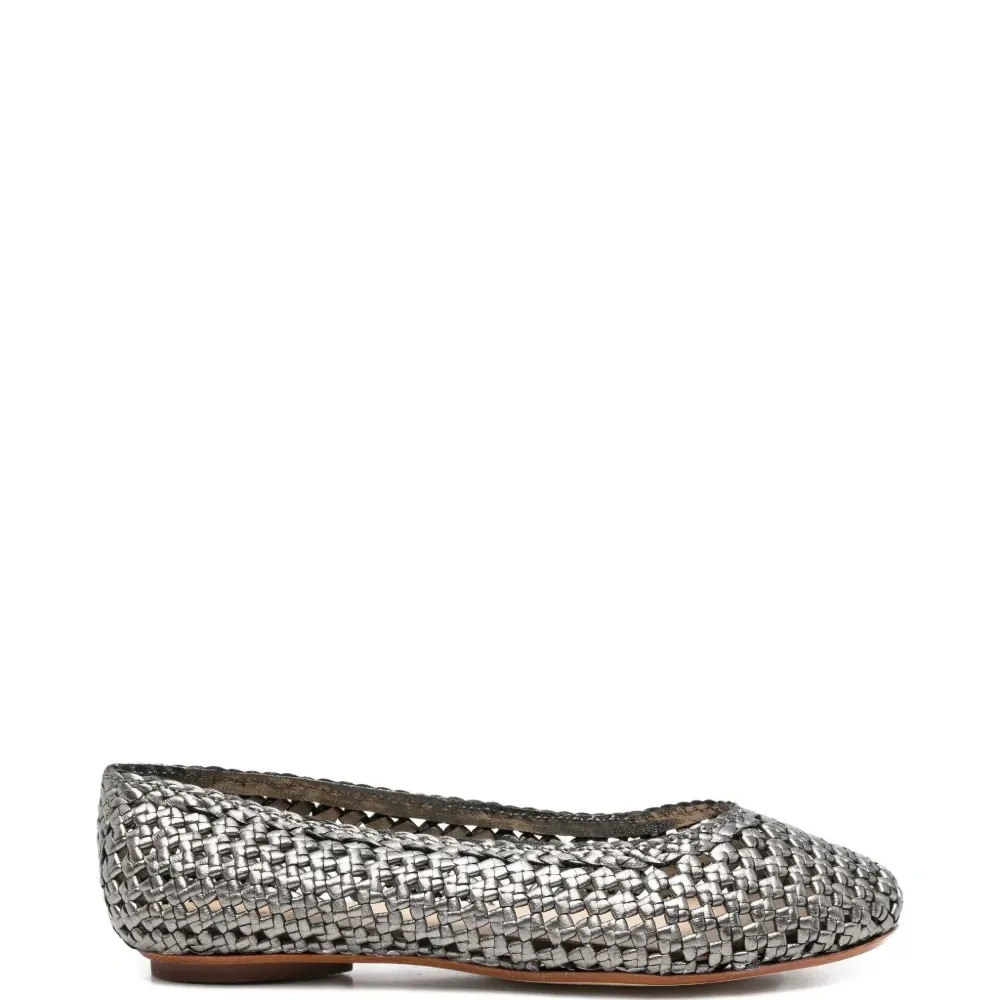 Плетёные балетки