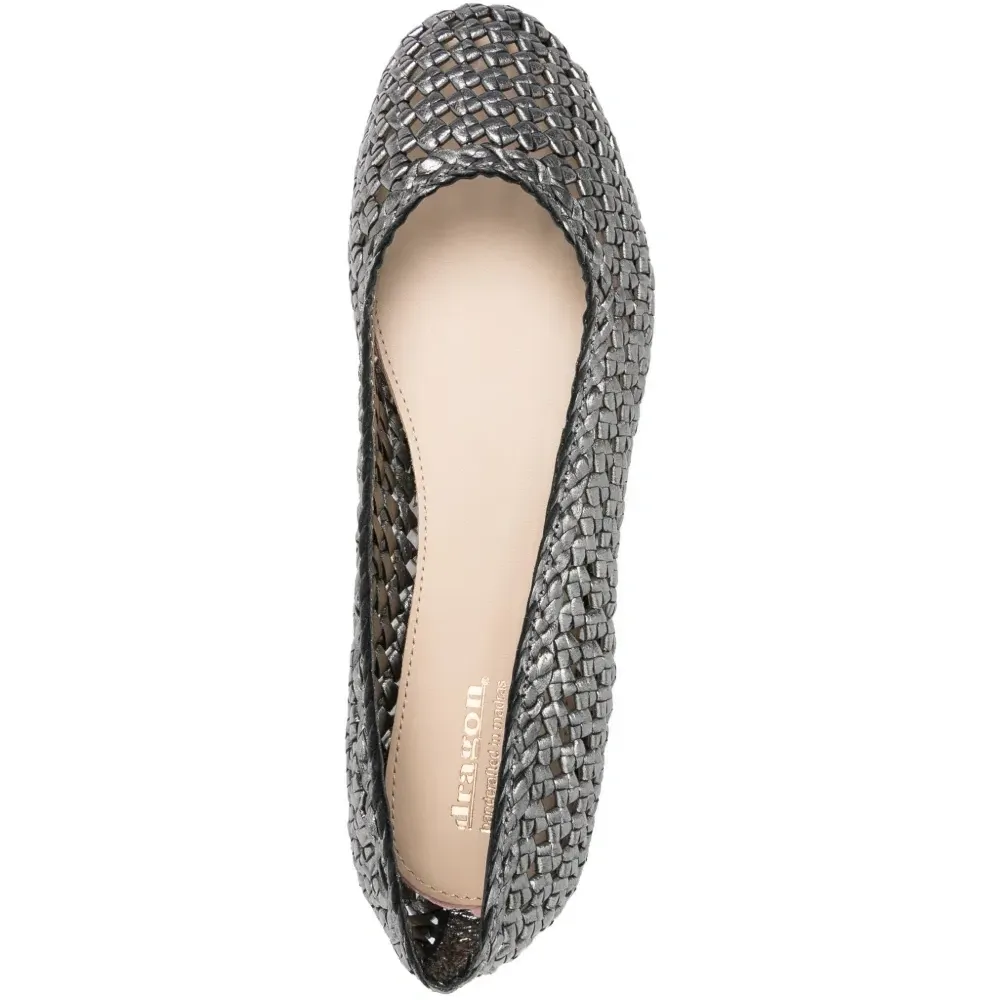 Плетёные балетки