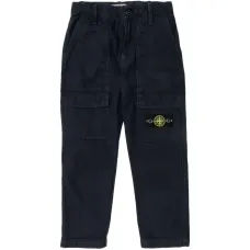 Брюки с нашивкой-логотипом и накладными карманами