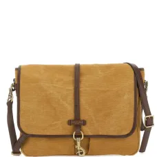 Сумка-мессенджер Berlino среднего размера с кожаной отделкой