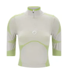 Топ с полу-молнией и логотипом Топ с полу-молнией и логотипом