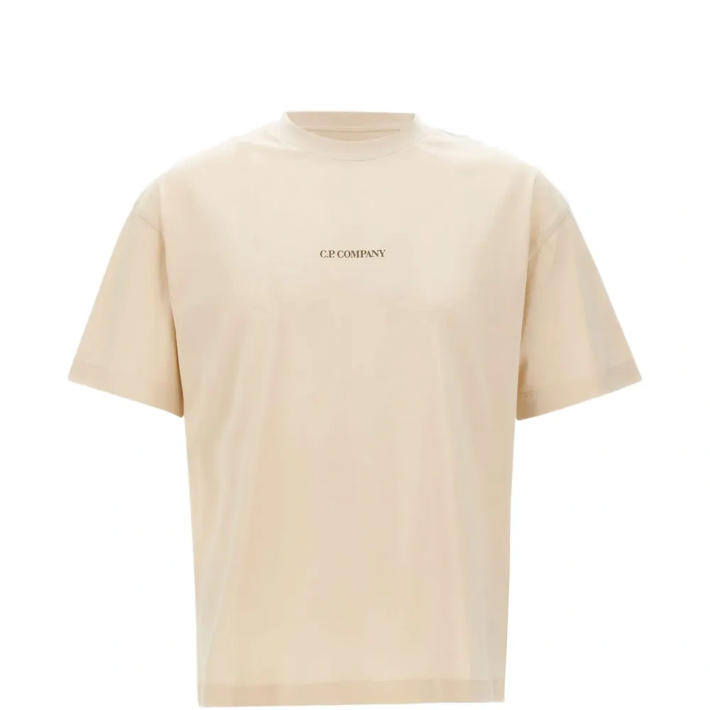 Футболка с круглым вырезом и принтом логотипа