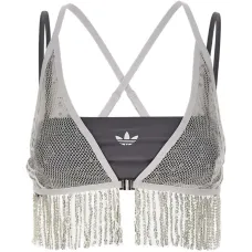 Топ с бахромой из пайеток