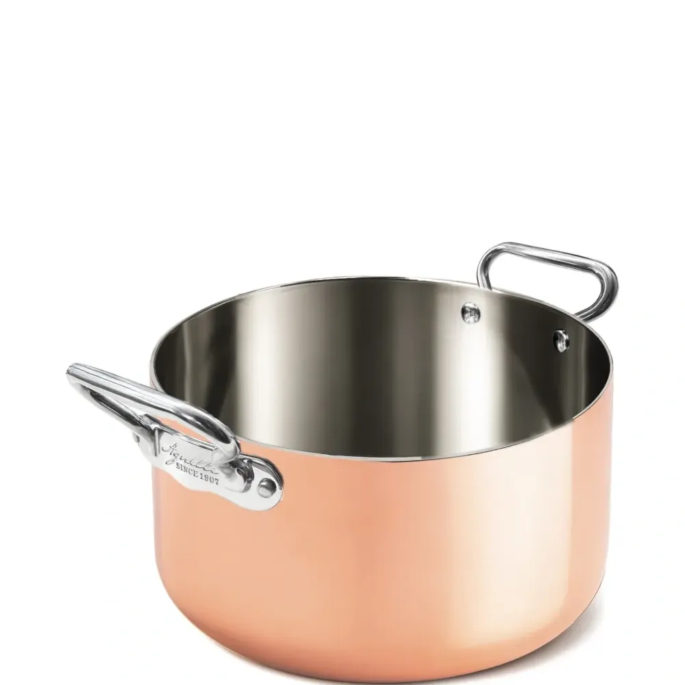 Медная индукционная сковорода