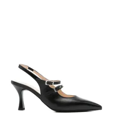 Туфли-лодочки с ремешком и пряжкой