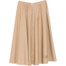 Юбка с логотипом и молнией