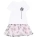 Комплект с юбкой в цветочек