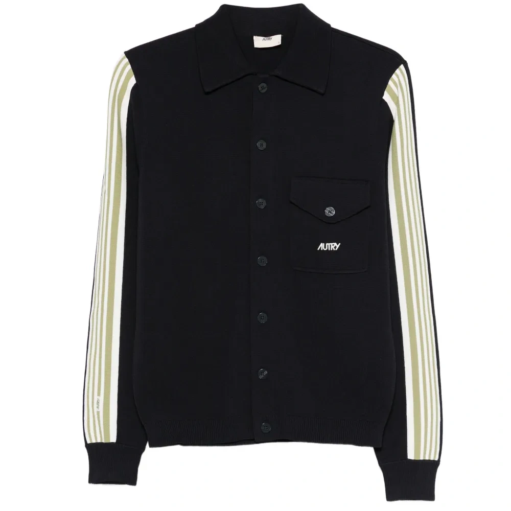 Куртка с полосатыми карманами