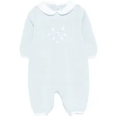 Комбинезон с цветочными аппликациями