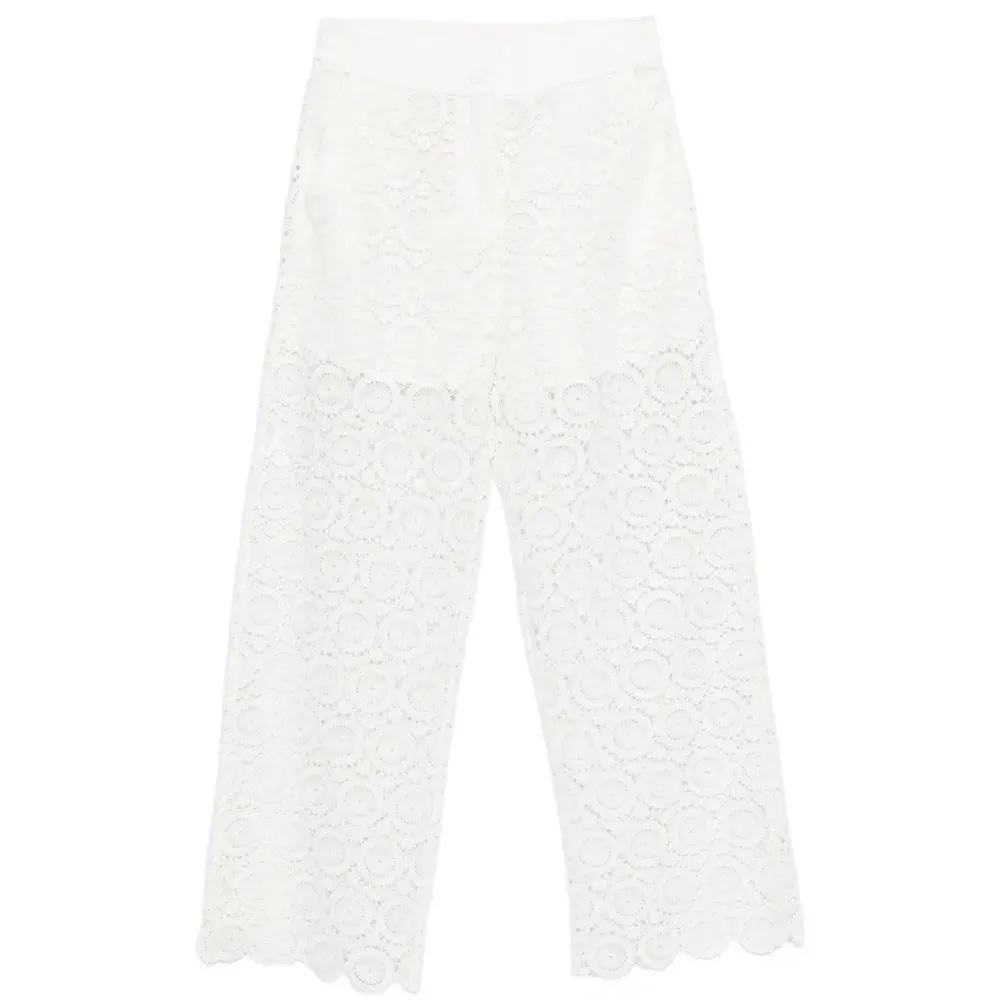 Кружевные брюки