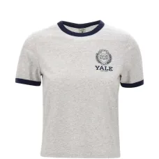 Футболка с графическим рисунком и ребристой текстурой