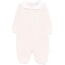 Комбинезон с аппликацией на воротнике