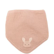 Нагрудник с аппликацией в виде кролика