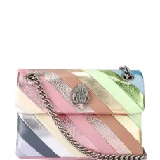 Сумка через плечо с разноцветными полосками