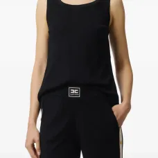 Топ в полоску на пуговицах Топ в полоску на пуговицах