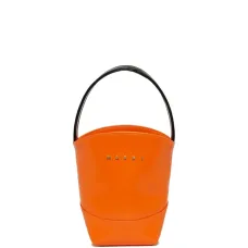 Сумка-ведро с нашивкой-логотипом