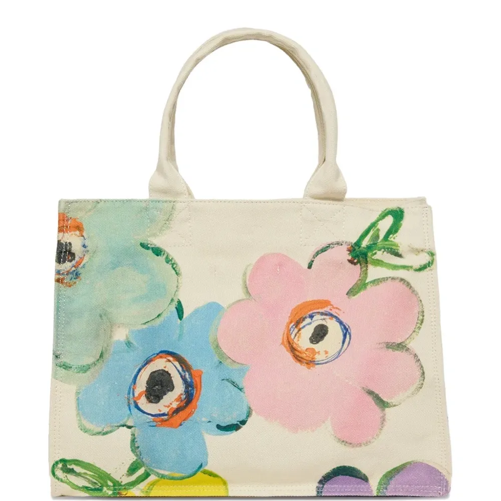 Сумка-тоут с цветочным принтом