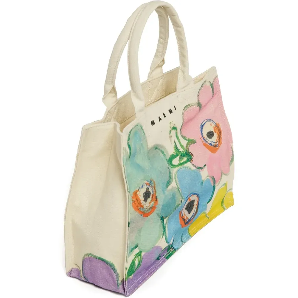 Сумка-тоут с цветочным принтом