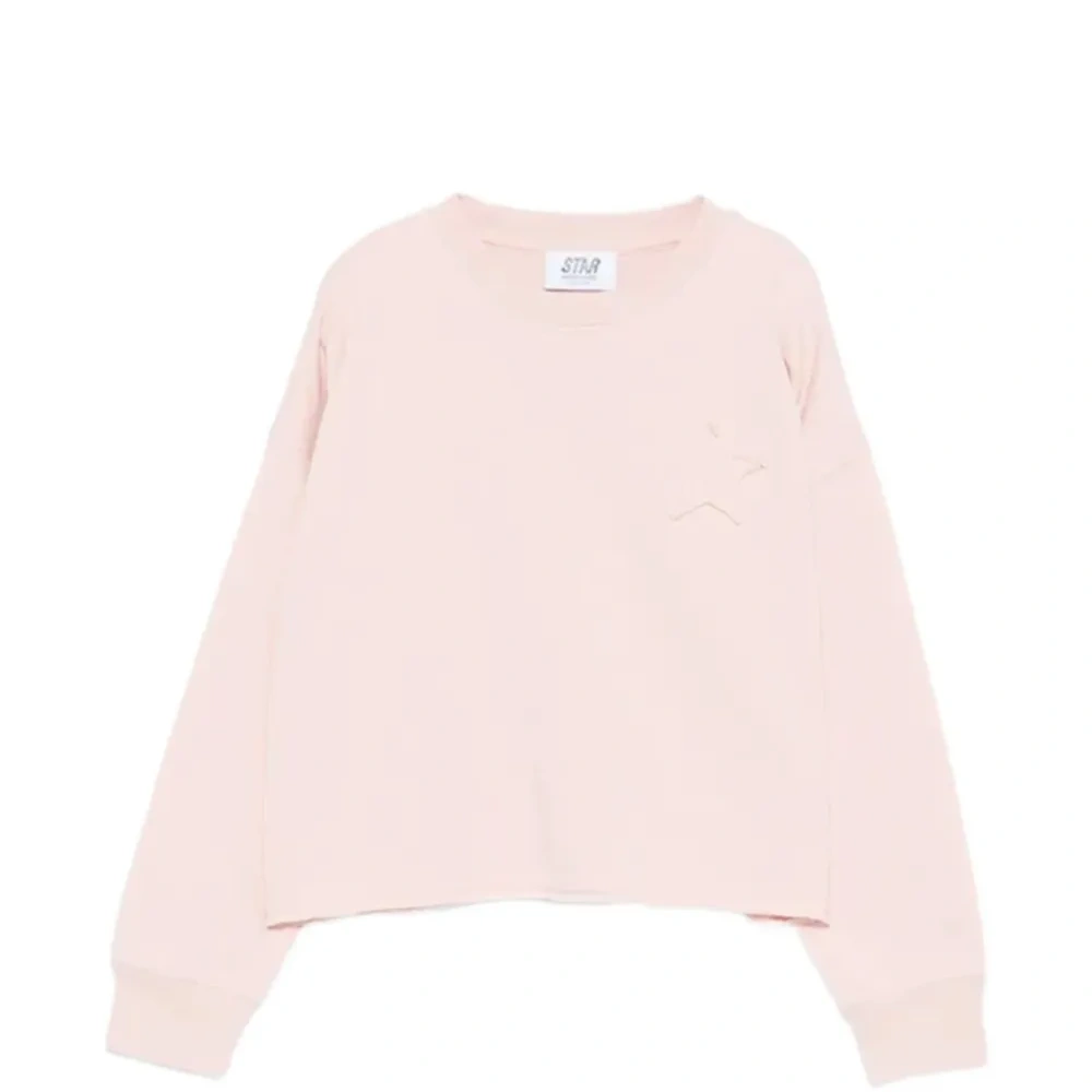 Свитшот с аппликацией в виде звезды