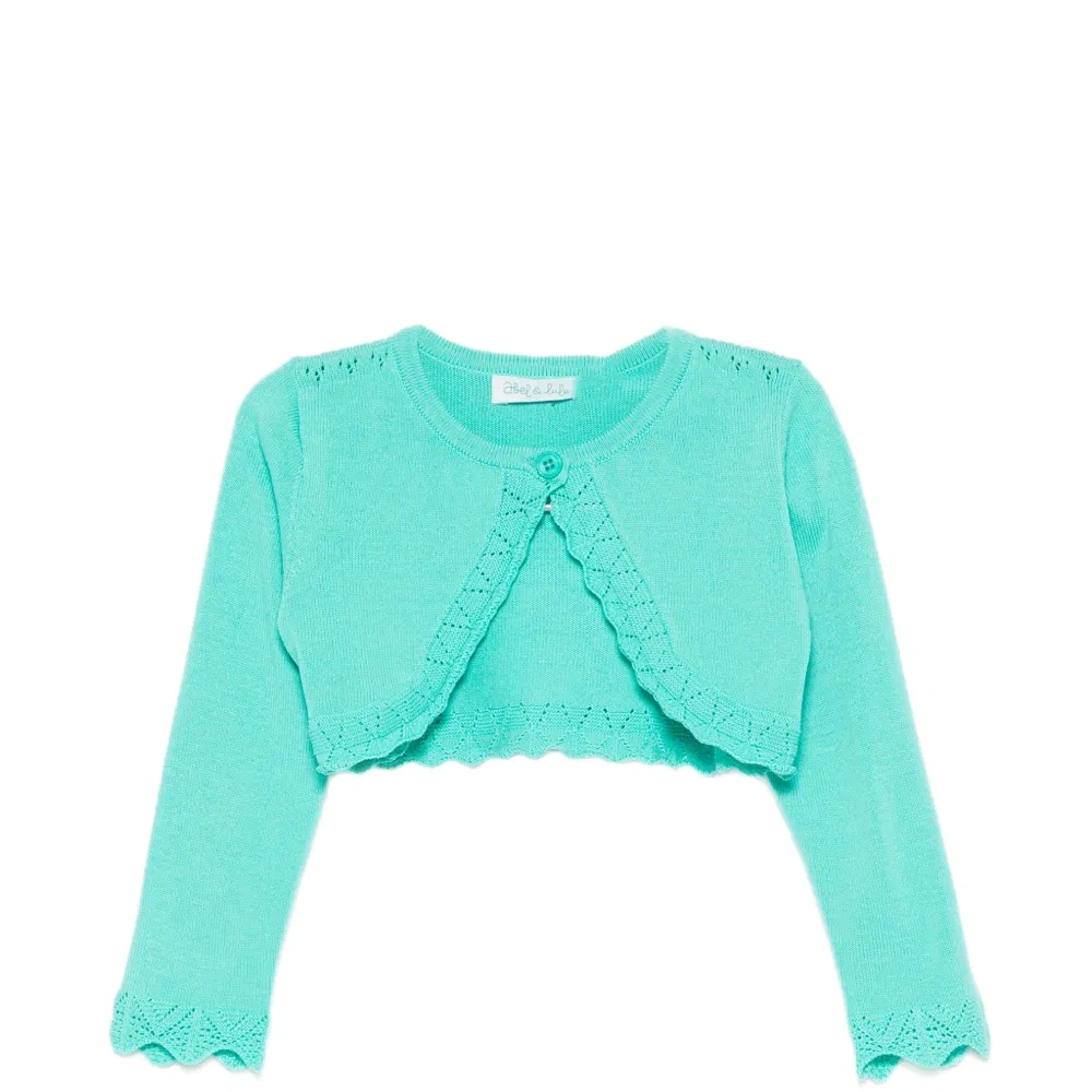 Кардиган с волнистыми краями