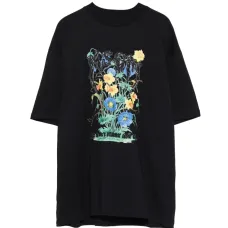 Футболка с цветочным принтом