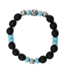 Браслет из агатовых бусин Браслет из агатовых бусин