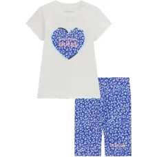 Костюм с брюками с цветочным принтом