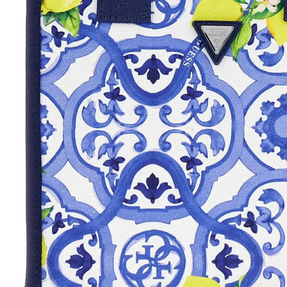 Сумка-шоппер с принтом «плитка»